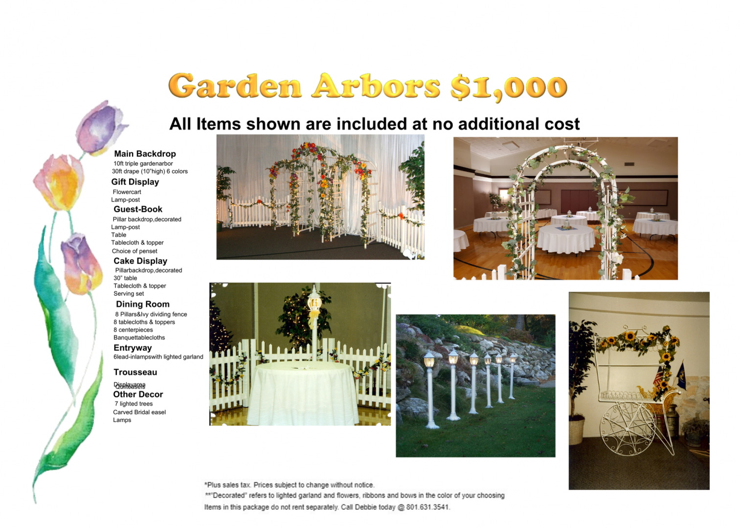 Garden Arbors $1000